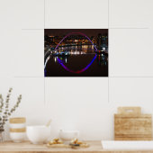 Poster Pont Millenium de nuit sur la rivière Tyne (Cuisine)