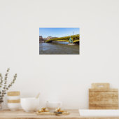Poster Pont Mirabeau sur la Seine - Paris France. (Cuisine)