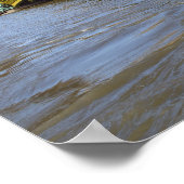 Poster Pont Mirabeau sur la Seine - Paris France. (Coin)