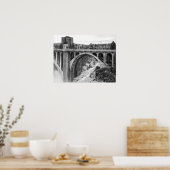 Poster Pont Monroe Street - Spokane Washington (Cuisine)