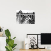 Poster Pont Monroe Street - Spokane Washington (Bureau à domicile)