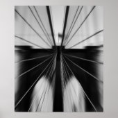 Poster Pont Motion Blur Brooklyn (Devant)