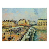 Pont Neuf, Après-midi, Sunlight Camille Pissarro