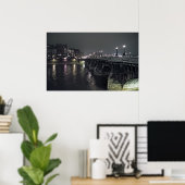 Poster PONT NEUF en NUIT - PARIS FRANCE (Bureau à domicile)