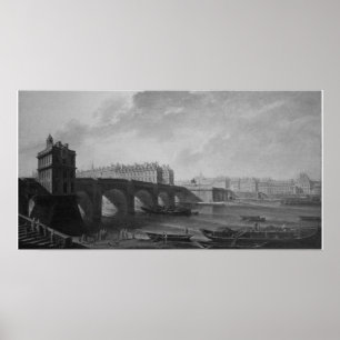 Poster Pont Neuf – Paris – Nicolas-Jean-Baptiste Raguenet
