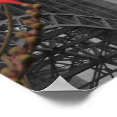 Poster Pont Noir et Blanc Golden Gate (Coin)