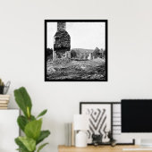 Poster Pont où le général Longstreet a reculé 1864 (Bureau à domicile)