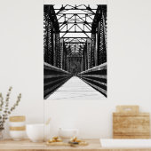 Poster Pont piétonnier (Cuisine)