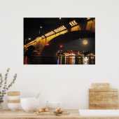 Poster Pont Pleine lune London (Cuisine)