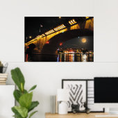 Poster Pont Pleine lune London (Bureau à domicile)