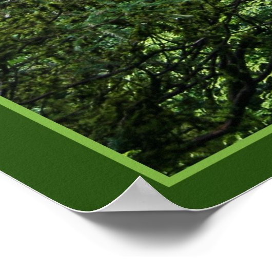 Poster Pont - Portland Jardin Japonais (Coin)