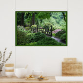 Poster Pont - Portland Jardin Japonais (Cuisine)