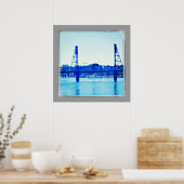 Poster Pont Portland vintage (Cuisine)