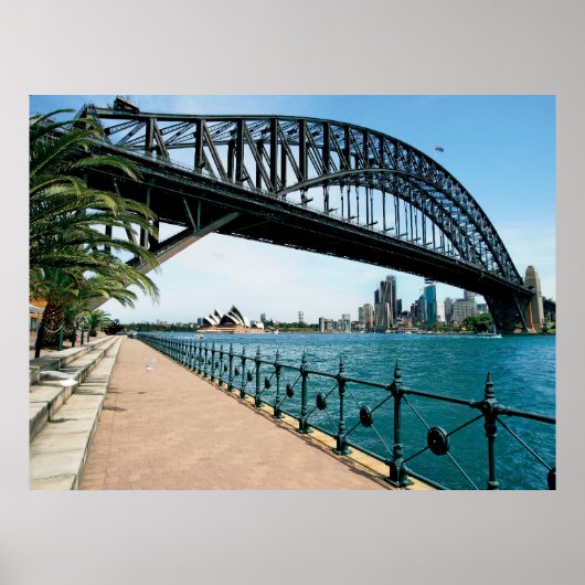 Poster pont portuaire de sydney (Devant)