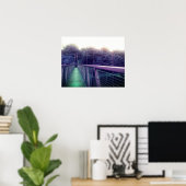 Poster Pont pourpre (Bureau à domicile)