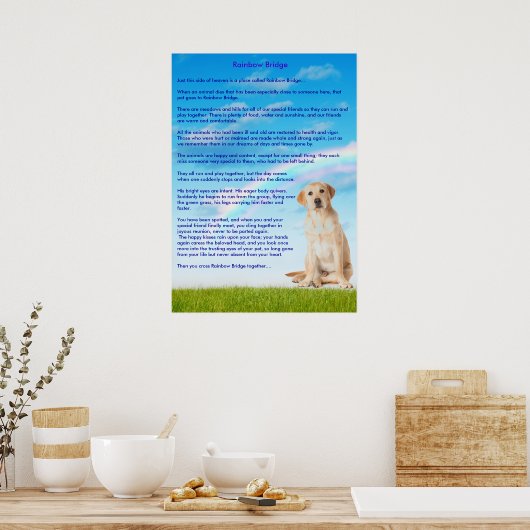 Poster Pont Rainbow (Cuisine)