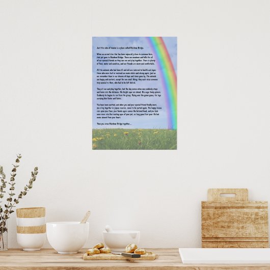 Poster Pont Rainbow (Cuisine)