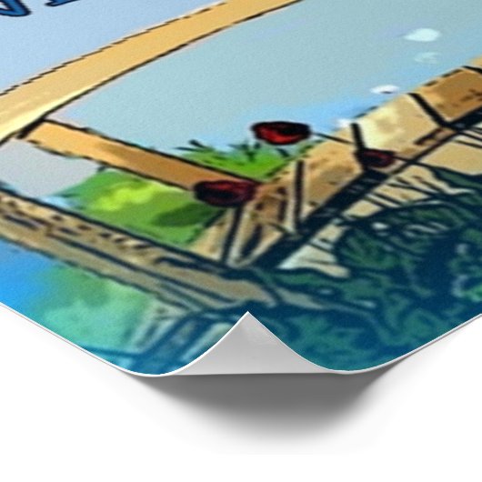 Poster Pont Rainbow (Coin)