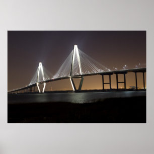Poster Pont Ravenel La Nuit