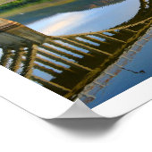 Poster Pont routier au-dessus du fleuve Douro, Portugal (Coin)