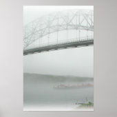 Poster Pont Sagamore dans le brouillard (Devant)