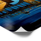 Poster Pont sous le clair de lune 2 (Coin)