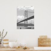 Poster Pont Sur La Rivière Tejo (Cuisine)
