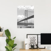 Poster Pont Sur La Rivière Tejo (Bureau à domicile)