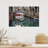 Poster Pont sur le canal de Venise (Cuisine)