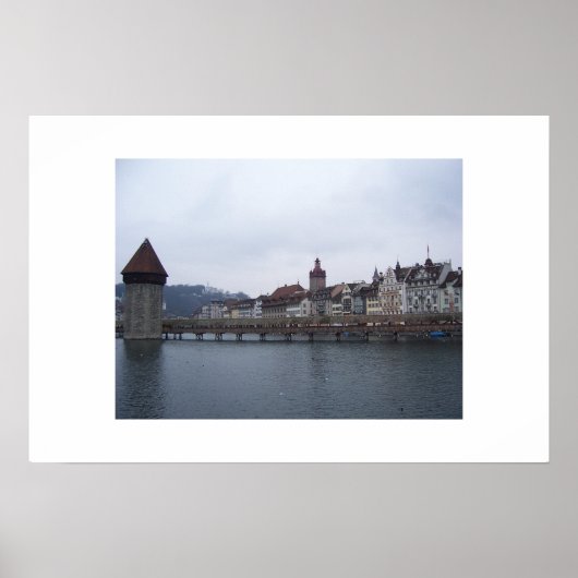 Poster Pont sur l'eau (Devant)