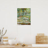 Poster Pont sur l'étang de Nymphéas | Claude Monet |  (Cuisine)