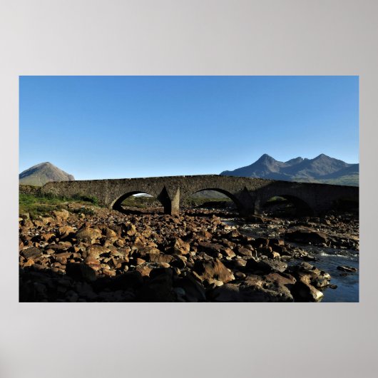 Poster Pont sur Sligachan (Devant)