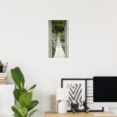 Poster Pont suspendu en bois (Bureau à domicile)