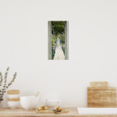 Poster Pont suspendu en bois (Cuisine)