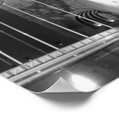 Poster Pont Tour de Londres blanc noir (Coin)