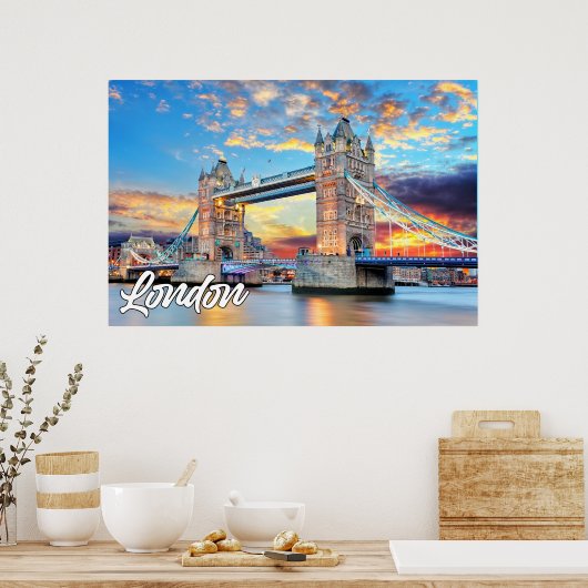 Poster Pont Tower | Londres, Angleterre (Cuisine)
