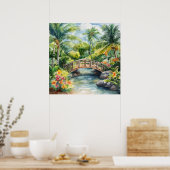 Poster Pont Tropical (Cuisine)