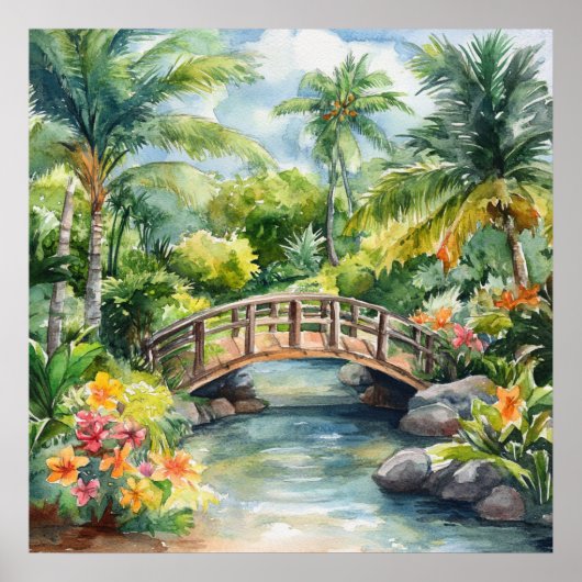 Poster Pont Tropical (Devant)