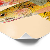 Poster Pont-truites empilées (Coin)