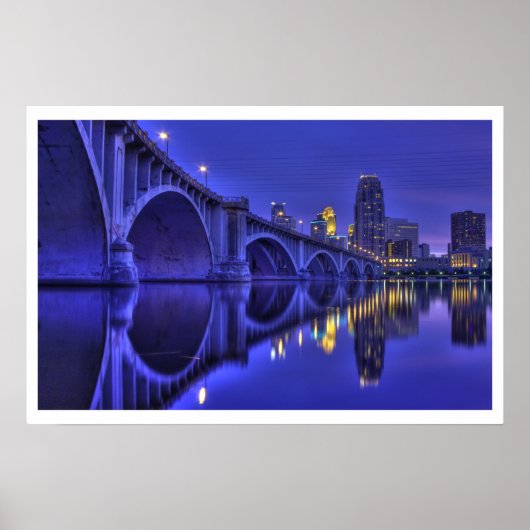Poster Pont Twilight-Minneapolis 3e Ave (Devant)