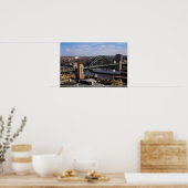 Poster Pont Tyne en direction de Gateshead, Newcastle, (Cuisine)