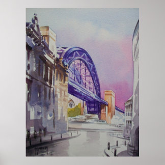 Poster Pont Tyne, rue Dean Imprimer