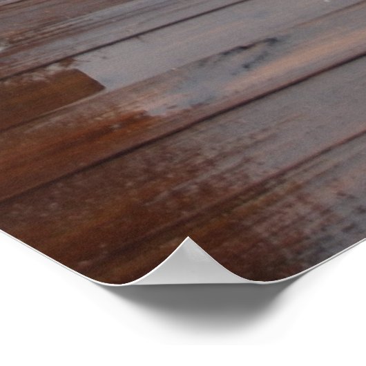 Poster Pont vers la plage (Coin)