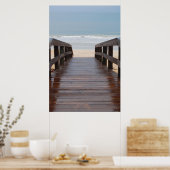Poster Pont vers la plage (Cuisine)