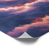 Poster Pont vers l'inconnu - Style Art Imaginaire (Coin)