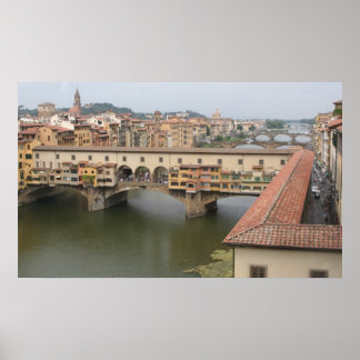Poster pont vieux, florence