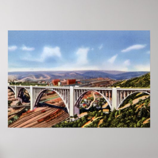 Poster Pont Westinghouse Pittsburgh Pennsylvanie (Devant)