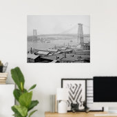 Poster Pont Williamsburg (Bureau à domicile)