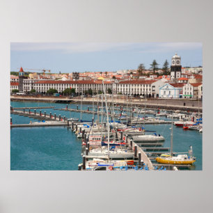 Poster Ponta Delgada - Açores