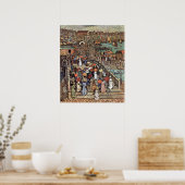Poster Ponte Della Paglia, Venise par Maurice Prendergast (Cuisine)